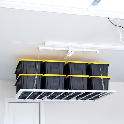 CeilingSAM Storage Elevator Drill-Powered Overhead Garage Storage Lift, Made in the USA