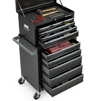 IRONMAX 2-in-1 Rolling Tool Chest with 11 Drawers – Detachable Steel Toolbox and Locking Tool Cabinet on Wheels