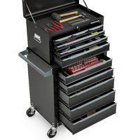 IRONMAX 2-in-1 Rolling Tool Chest with 11 Drawers – Detachable Steel Toolbox and Locking Tool Cabinet on Wheels