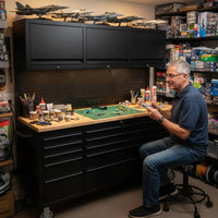 GTools 6 Ft Rolling All-in-One Workstation