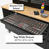 GTools 6 Ft Rolling All-in-One Workstation