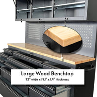 GTools 6 Ft Rolling All-in-One Workstation