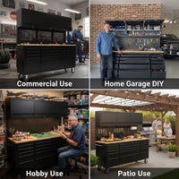 GTools 6 Ft Rolling All-in-One Workstation