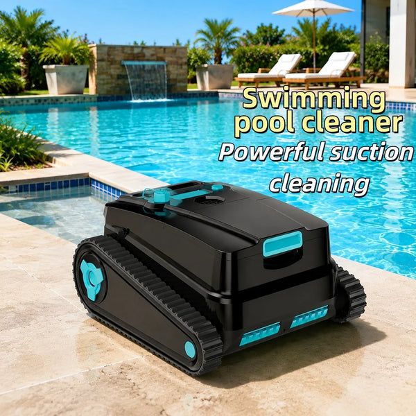 Universal Cordless Robotic Pool Cleaner with Retrieval Hook
