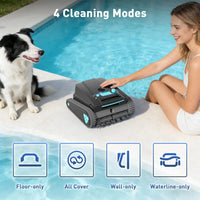 Universal Cordless Robotic Pool Cleaner with Retrieval Hook