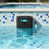 Universal Cordless Robotic Pool Cleaner with Retrieval Hook