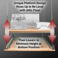 Attic-Lift Motorized Attic Storage Platform – Up to 400 lbs