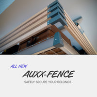 Auxx-Fence Solid Hardwood Safety Fence for Auxx-Lift Storage Platforms