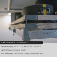 Auxx-Guard Two-Level Solid Hardwood Guard Rail for Auxx-Lift Platforms