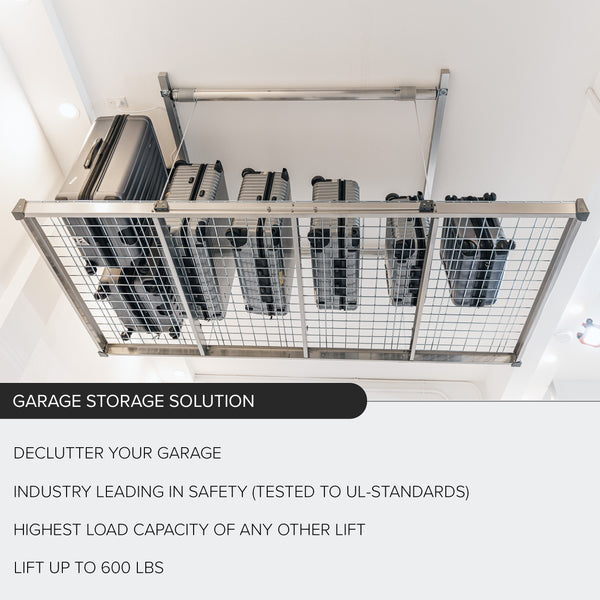 Auxx-Lift Motorized Garage Storage Platform – Up to 800 lbs
