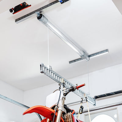 Auxx-One Single-Motor Garage Lift – Up to 400 lbs
