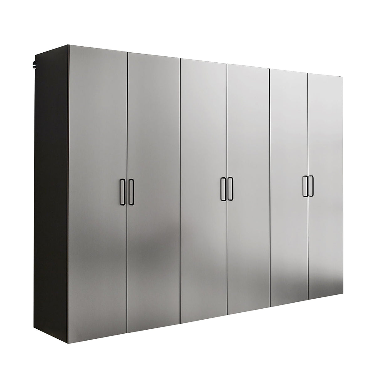 Astro Series Metallic Gray 3-Cabinet Garage Storage Set with Soft-Close Doors