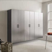 Astro Series Metallic Gray 3-Cabinet Garage Storage Set with Soft-Close Doors