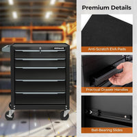 IRONMAX 2-in-1 Rolling Tool Chest with 11 Drawers – Detachable Steel Toolbox and Locking Tool Cabinet on Wheels